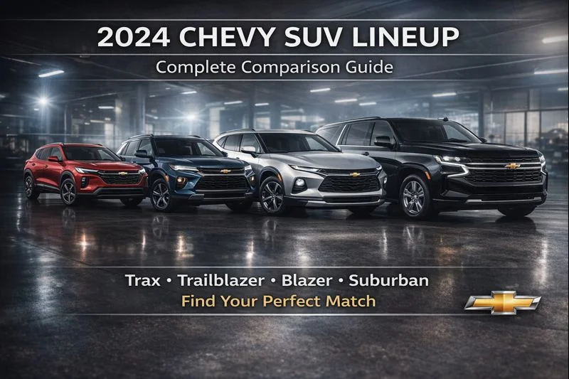 2024 Chevy SUV Lineup: Complete Comparison Guide 2026 Chevy SUV Lineup