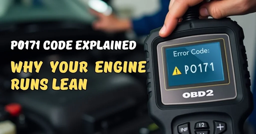 Essential Car Maintenance Components, Tools & Services You Should Know error code PO171 in car