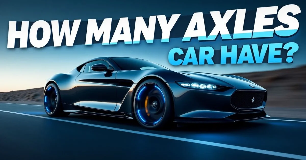 How Many Axles Does a Car Have? Your Simple Guide how many axles does a car have