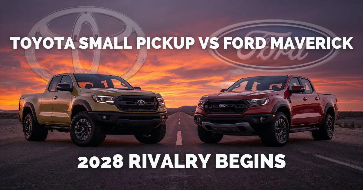 toyota small pickup ford maverick rival