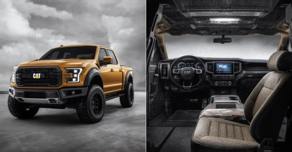 cat pickup truck Design