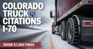 colorado truck citations i-70 chain law