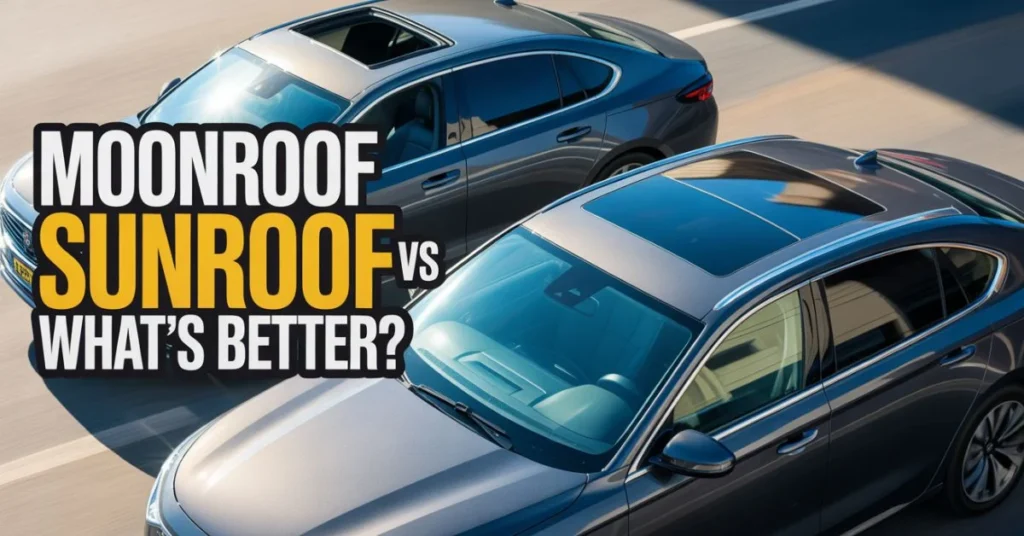 moonroof vs sunroof