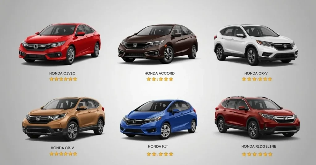 Toyota vs Honda Reliability: Which Brand Truly Lasts Longer? Honda car showcase
