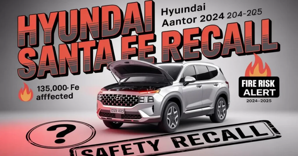 Hyundai Recall Santa FE