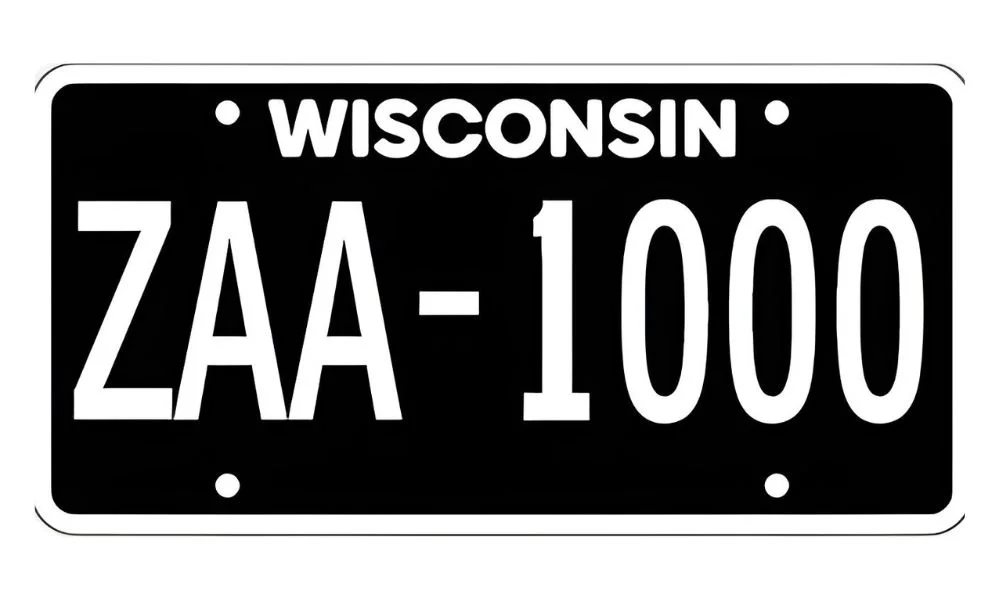 Winsconsin New Blackout Plate