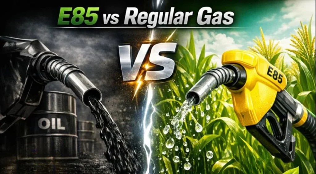 e85 gas vs regular gas