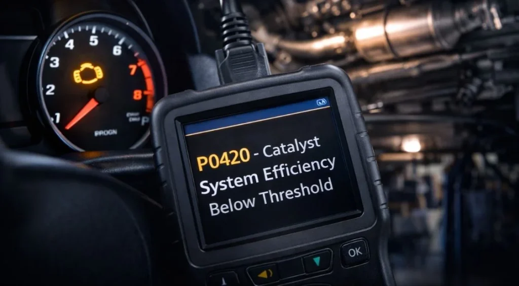 featured image of p0420 code