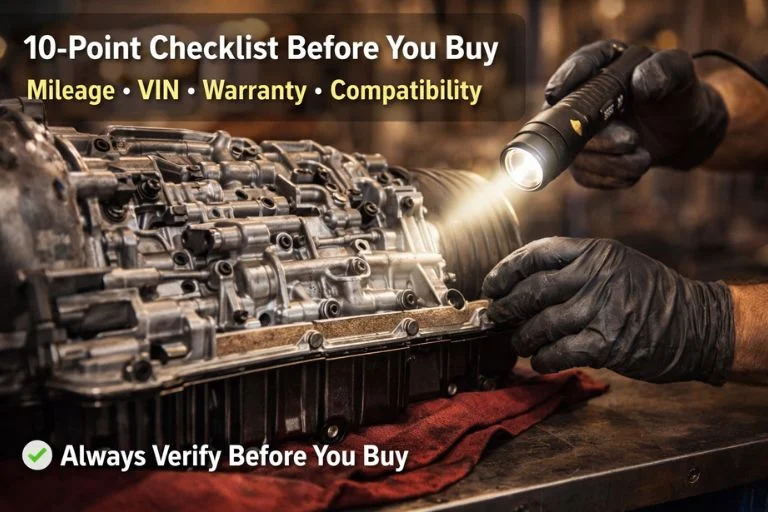 Used Transmission Price Guide by Car Type: What You'll Pay in 2026 10-Point Checklist Before You Buy