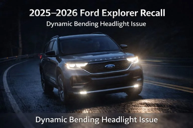 2025–2026 Ford Explorer Recall