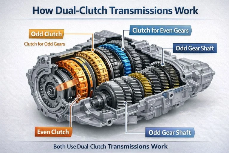 explaination image of How Dual-Clutch Transmissions Work