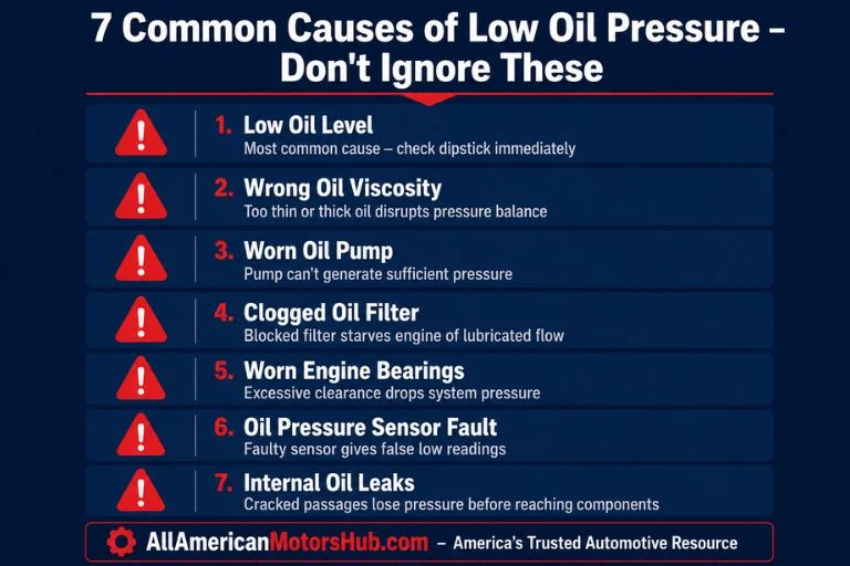 Low Oil Pressure