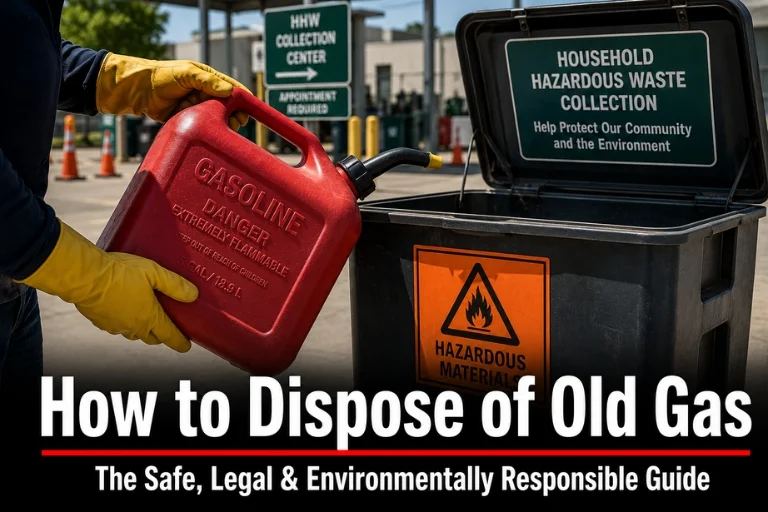 How to Dispose of Old Gas